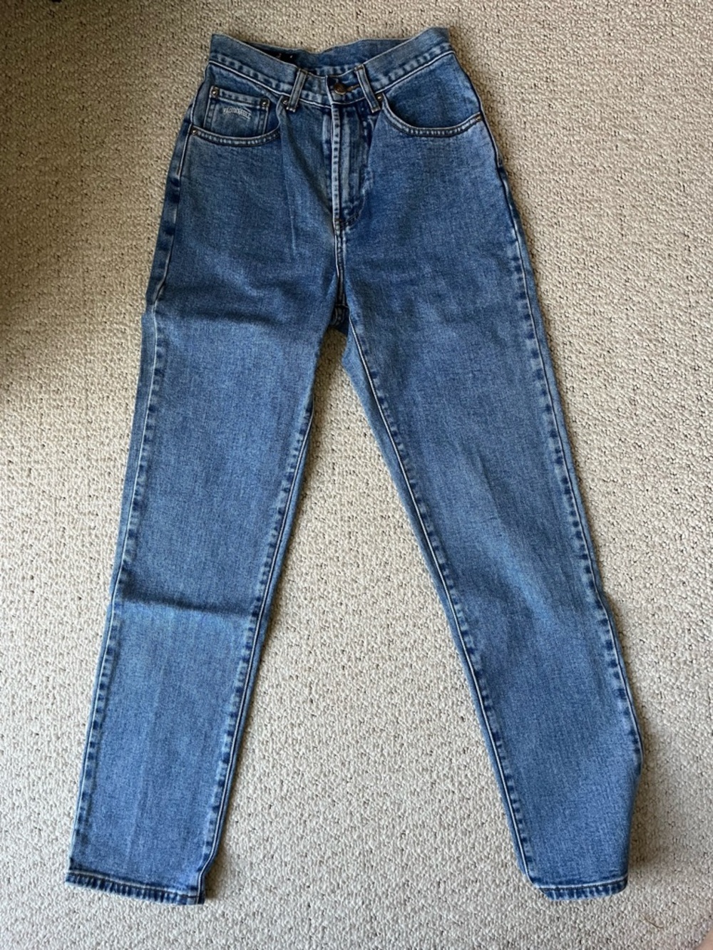 Faconnable High-Rise Women's Jeans in Blue Denim size 4